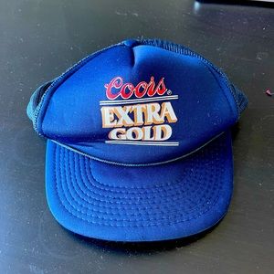 Coors extra gold hat